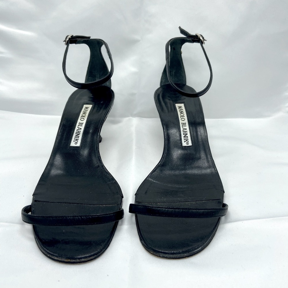 Manolo Blahnik Black Sandals